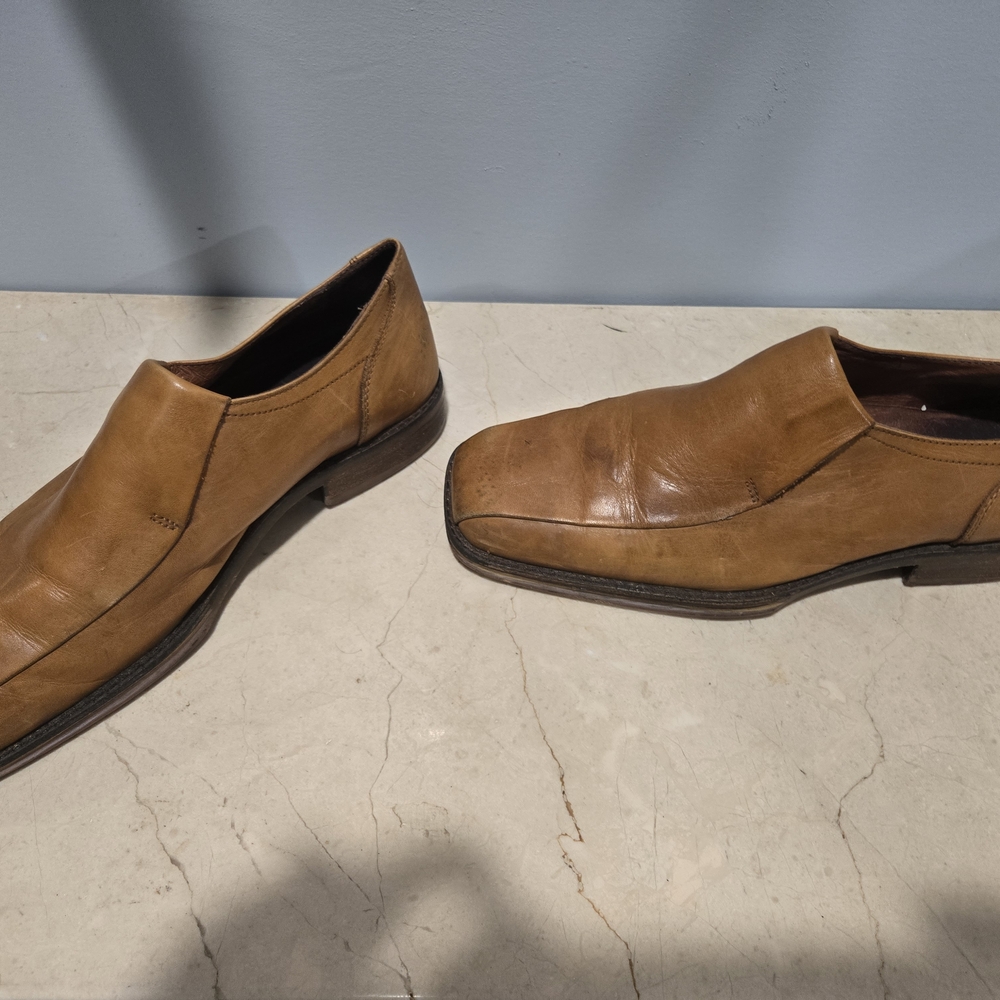Alfani Men's Brown Leather Loafers